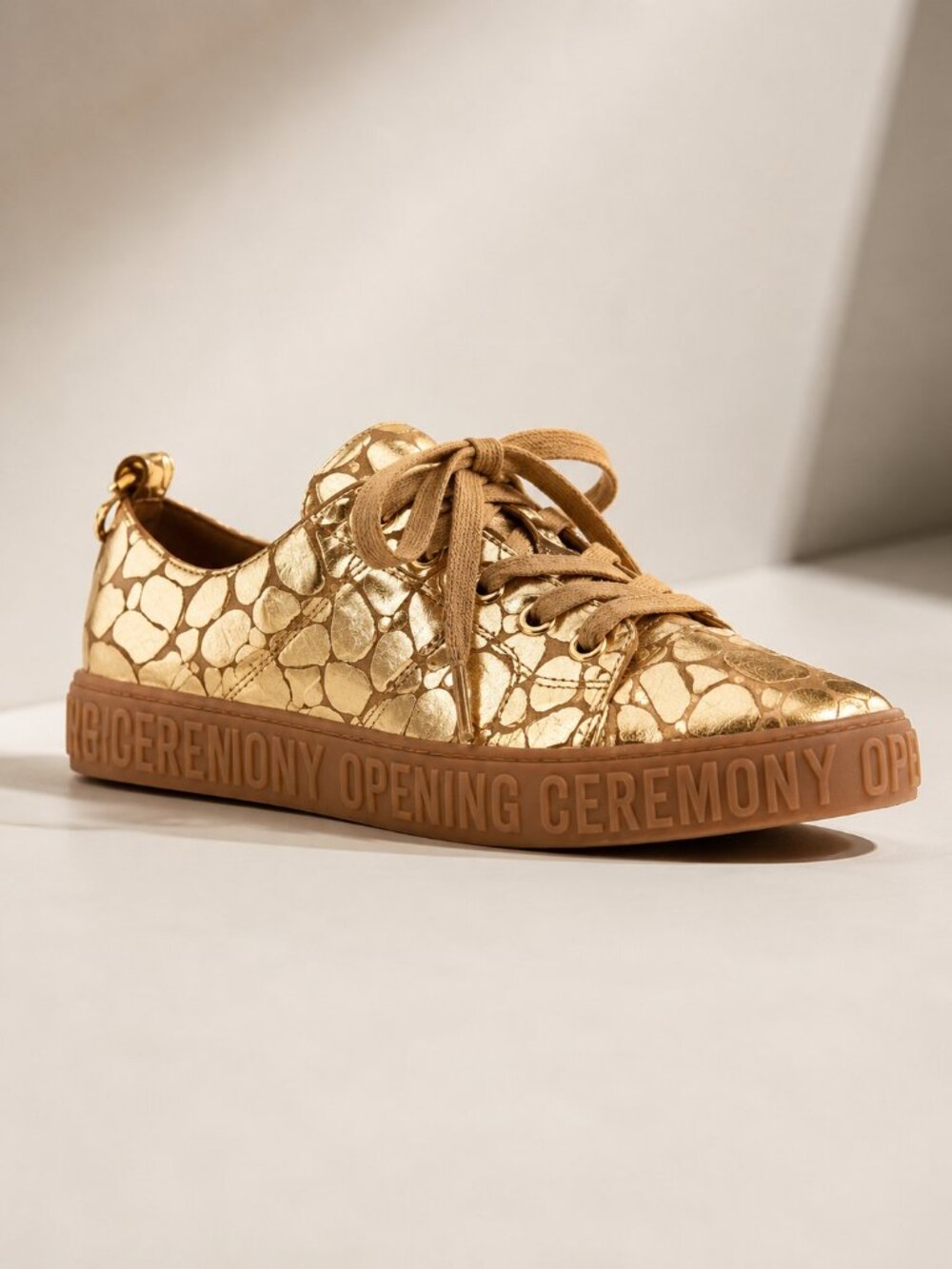 Opening Ceremony Metallic Embossed La Cienega Sneakers NEW